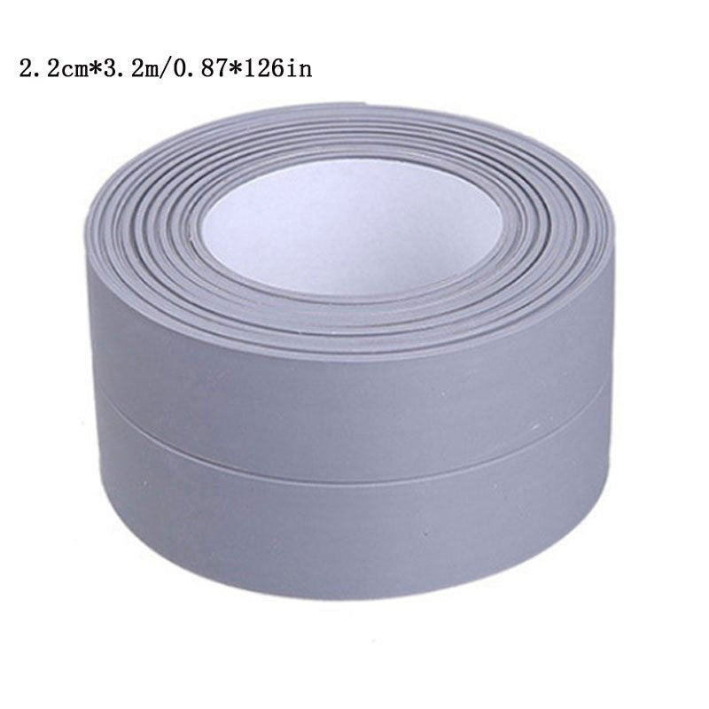 Self-Adhesive Waterproof PVC Tape: Keep Your Bathroom Sink, Shower, Bathtub & Toilet Sealed & Protected! Suitable For Plumbers&contractors