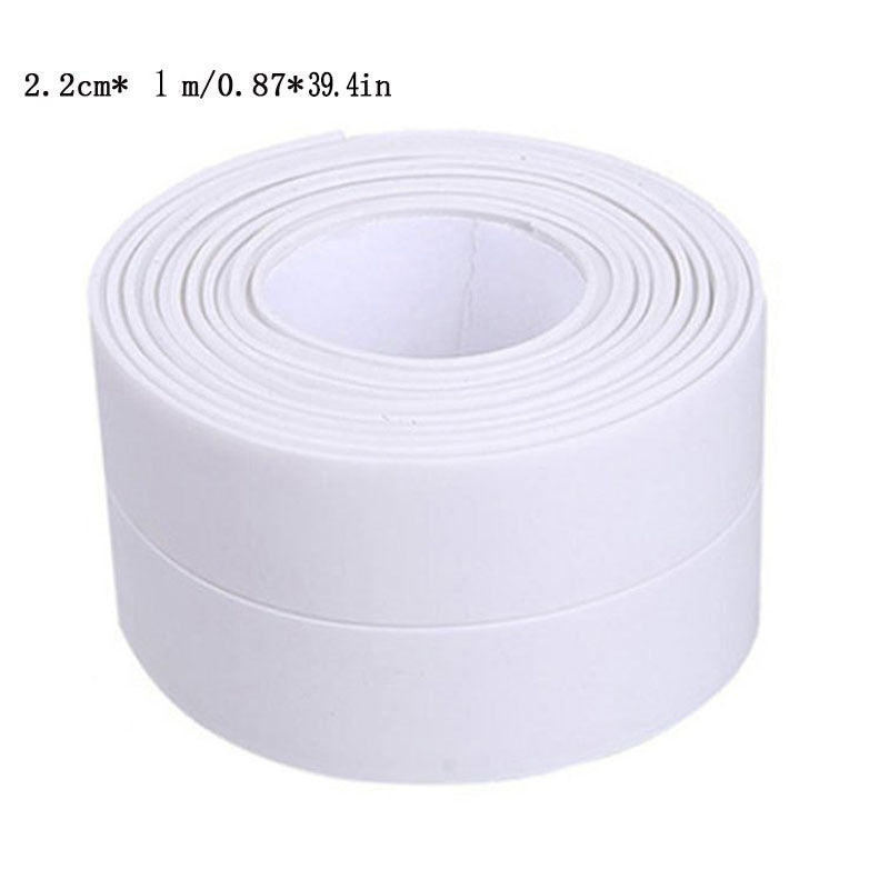 Self-Adhesive Waterproof PVC Tape: Keep Your Bathroom Sink, Shower, Bathtub & Toilet Sealed & Protected! Suitable For Plumbers&contractors