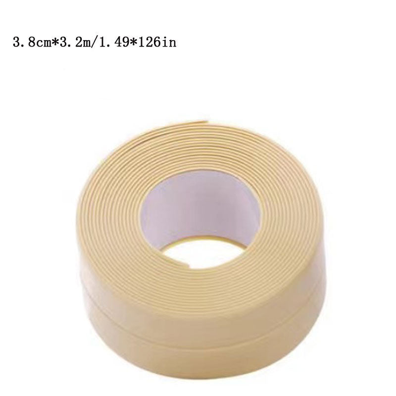 Self-Adhesive Waterproof PVC Tape: Keep Your Bathroom Sink, Shower, Bathtub & Toilet Sealed & Protected! Suitable For Plumbers&contractors
