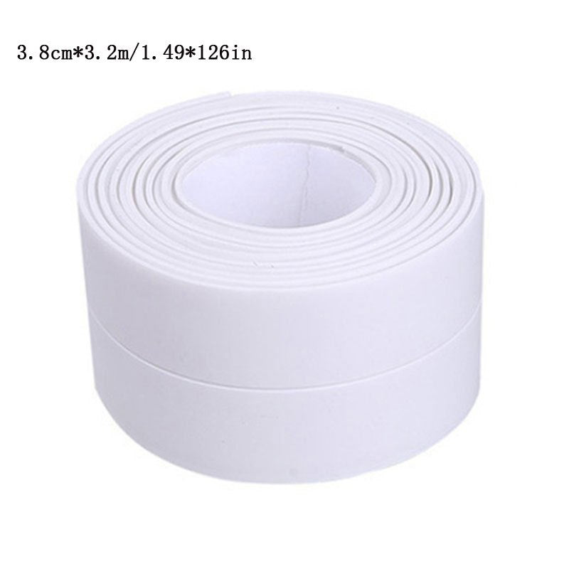Self-Adhesive Waterproof PVC Tape: Keep Your Bathroom Sink, Shower, Bathtub & Toilet Sealed & Protected! Suitable For Plumbers&contractors