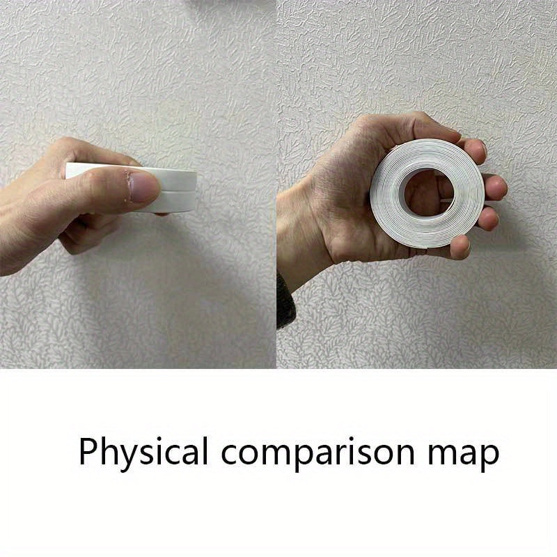 Self-Adhesive Waterproof PVC Tape: Keep Your Bathroom Sink, Shower, Bathtub & Toilet Sealed & Protected! Suitable For Plumbers&contractors