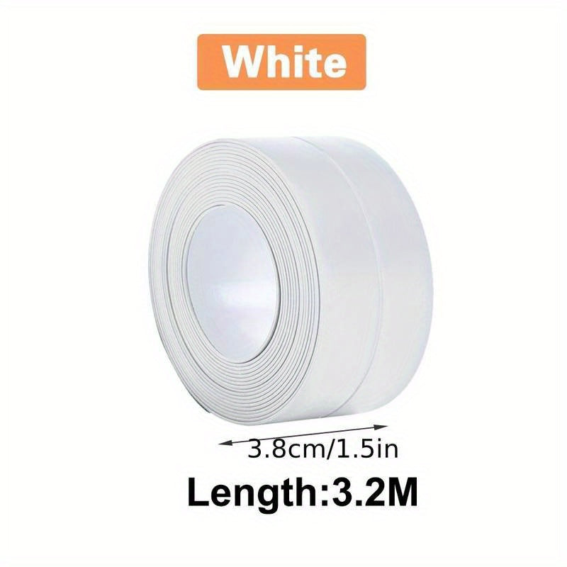 Upgrade Your Bathroom with Self-Adhesive Waterproof Caulk Strip Tape!