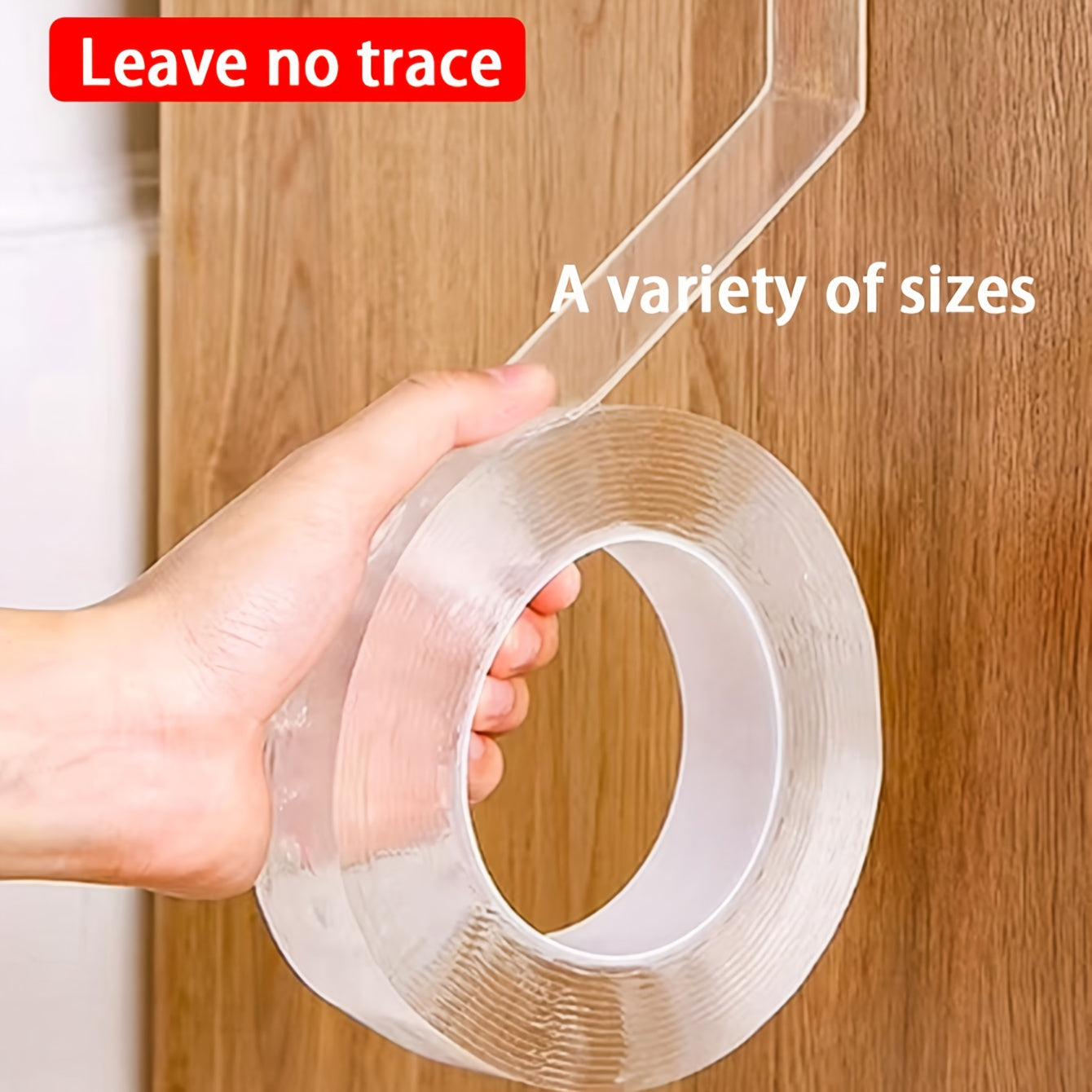 High-Viscosity Transparent Double-Sided Tape for Wall and Automotive Use, Traceless Strong Nano Acrylic Adhesive, High-Temperature Resistant, No Residue, Universal Magic Anti-Slip Sticker, Heavy-Duty Adhesive Tape