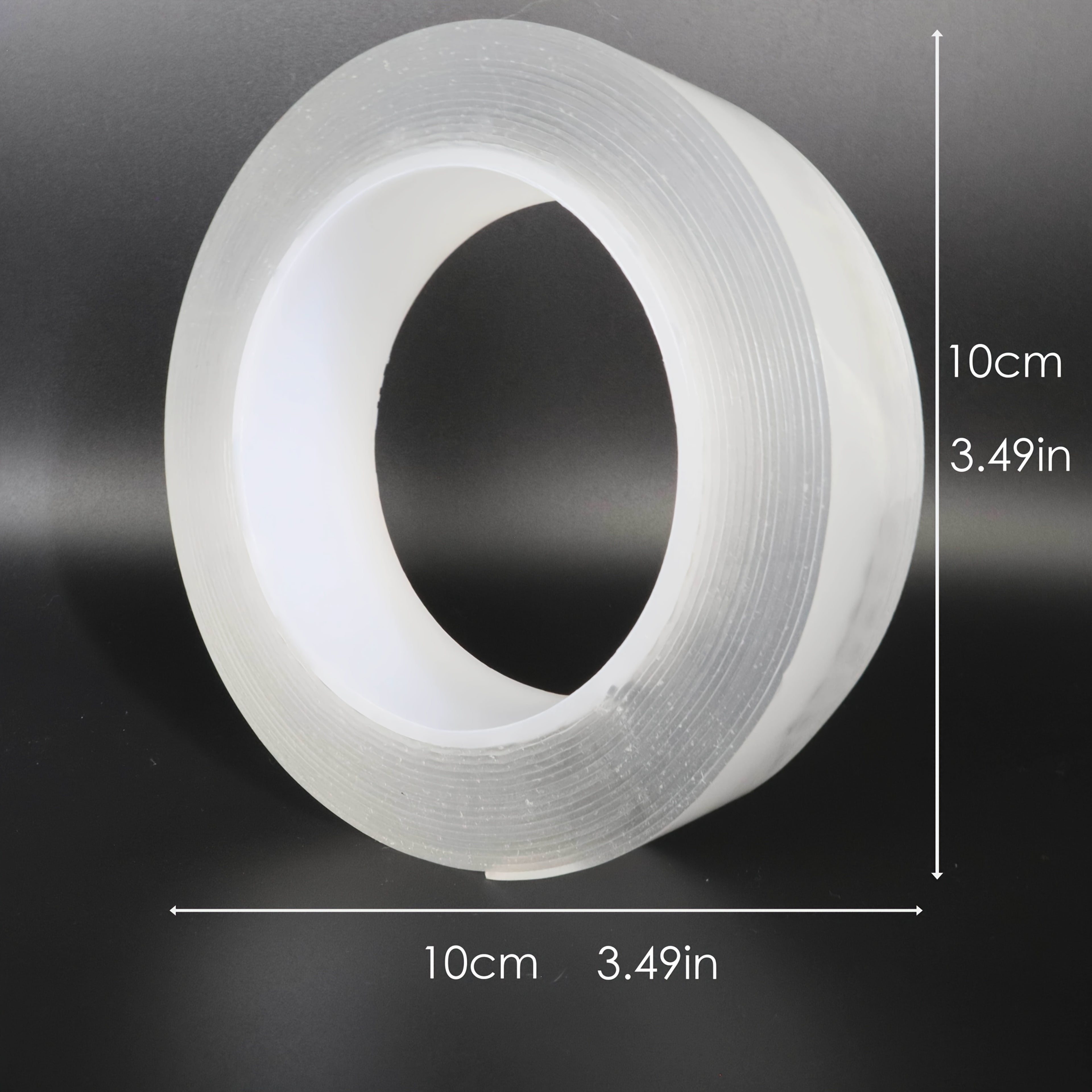 High-Viscosity Transparent Double-Sided Tape for Wall and Automotive Use, Traceless Strong Nano Acrylic Adhesive, High-Temperature Resistant, No Residue, Universal Magic Anti-Slip Sticker, Heavy-Duty Adhesive Tape